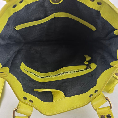 Proenza Schouler PS1 Chartreuse Leather Handbag Crossbody