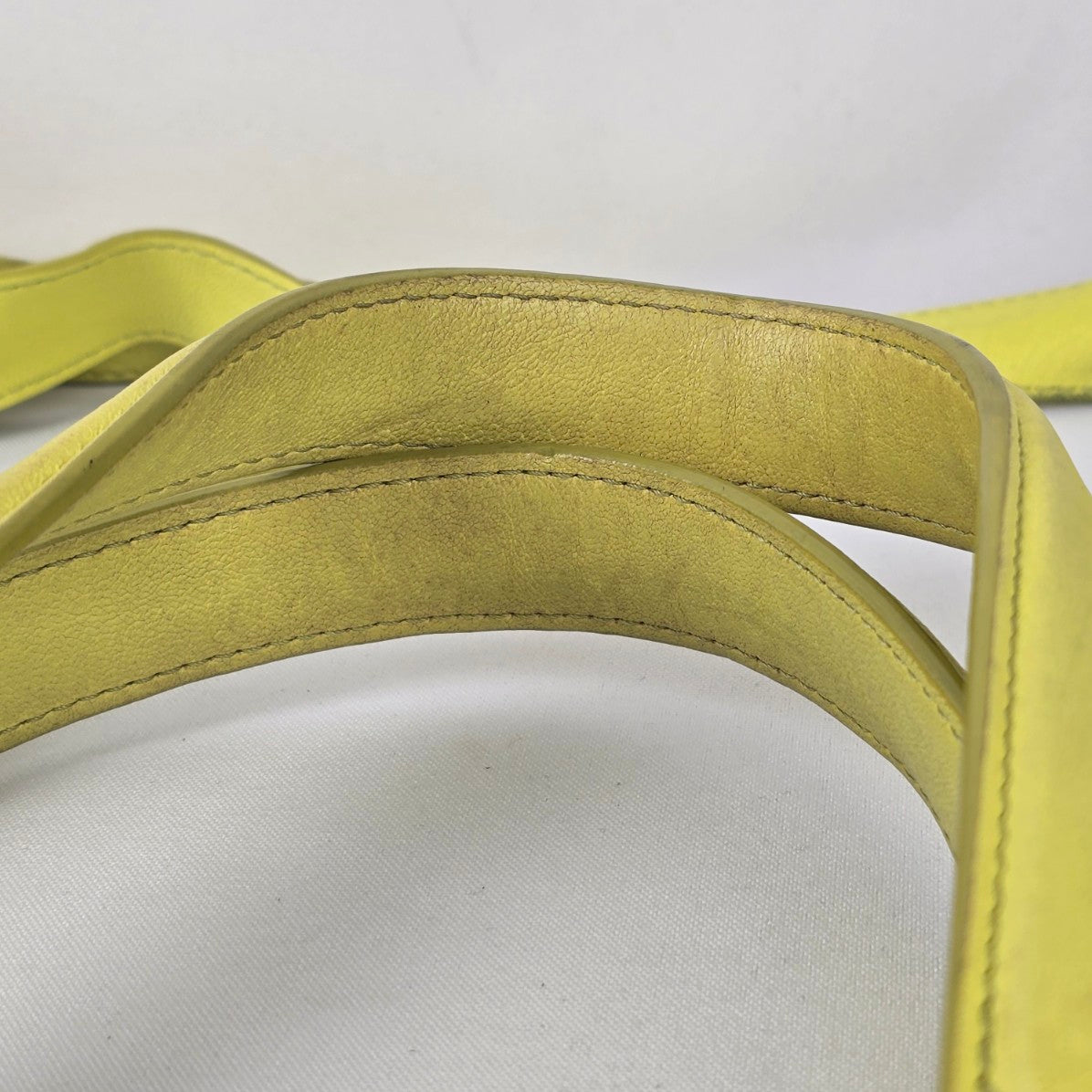 Proenza Schouler PS1 Chartreuse Leather Handbag Crossbody
