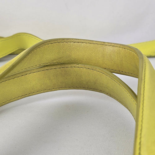Proenza Schouler PS1 Chartreuse Leather Handbag Crossbody