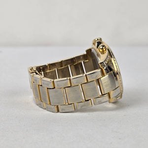 Gold Tone Chunky Watch