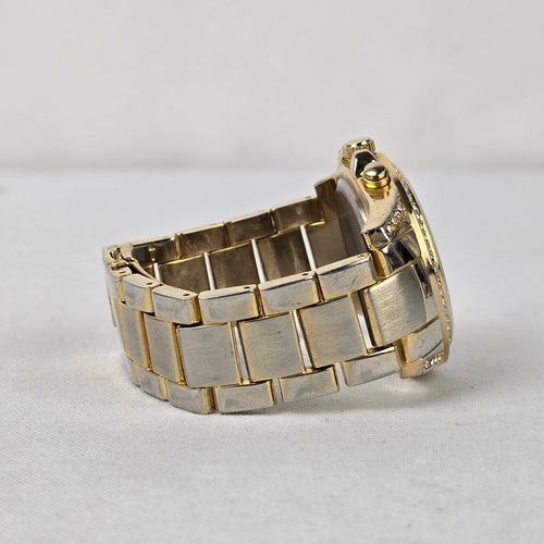 Gold Tone Chunky Watch