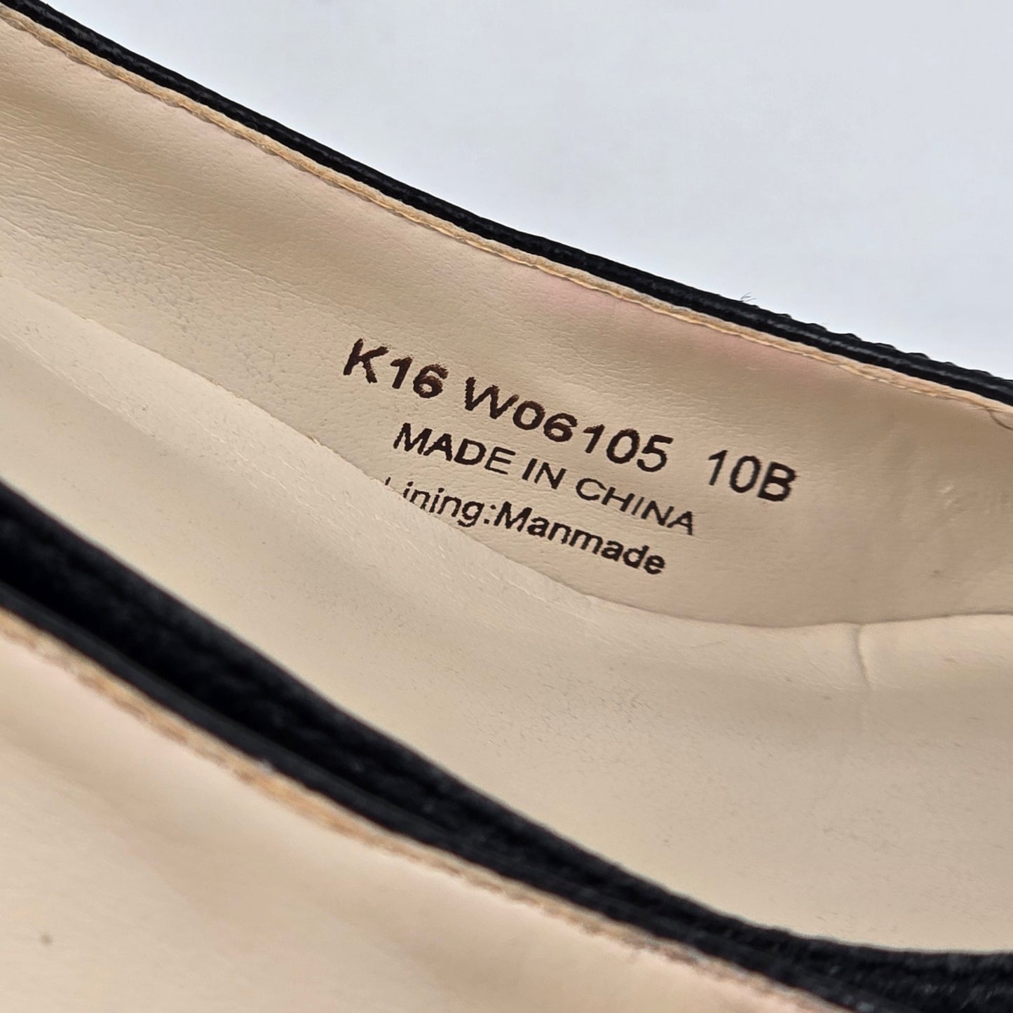 Cole Haan Black Leather Wedge Heel Shoes Size 10