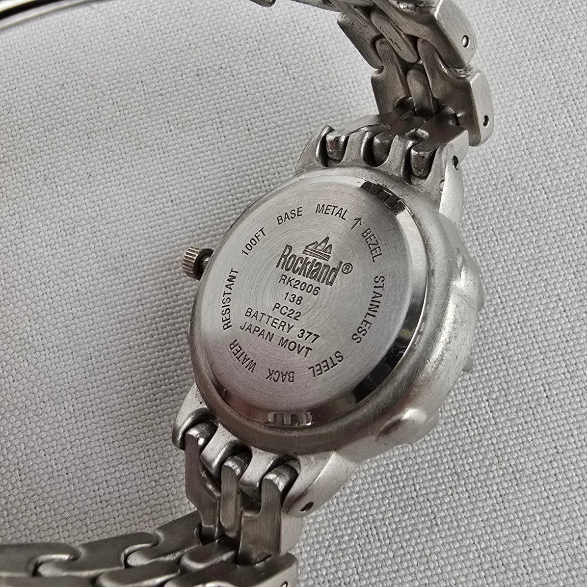 Rockland Silver Water Resistant Dive Watch