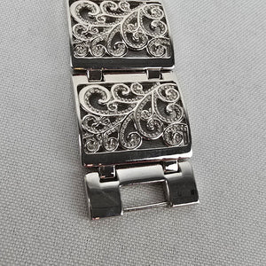 Silver Tone Filagree Watch