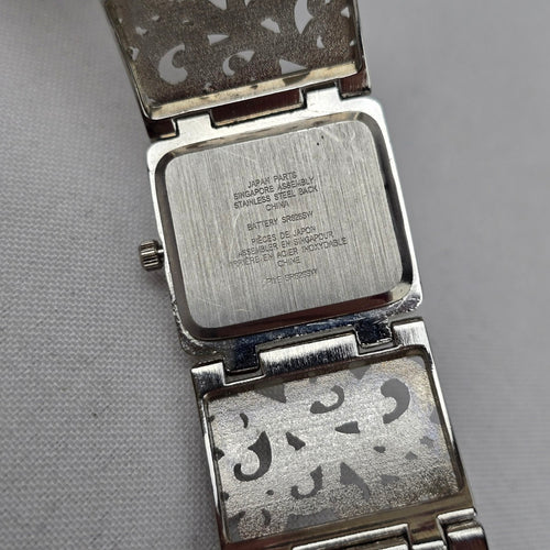 Silver Tone Filagree Watch