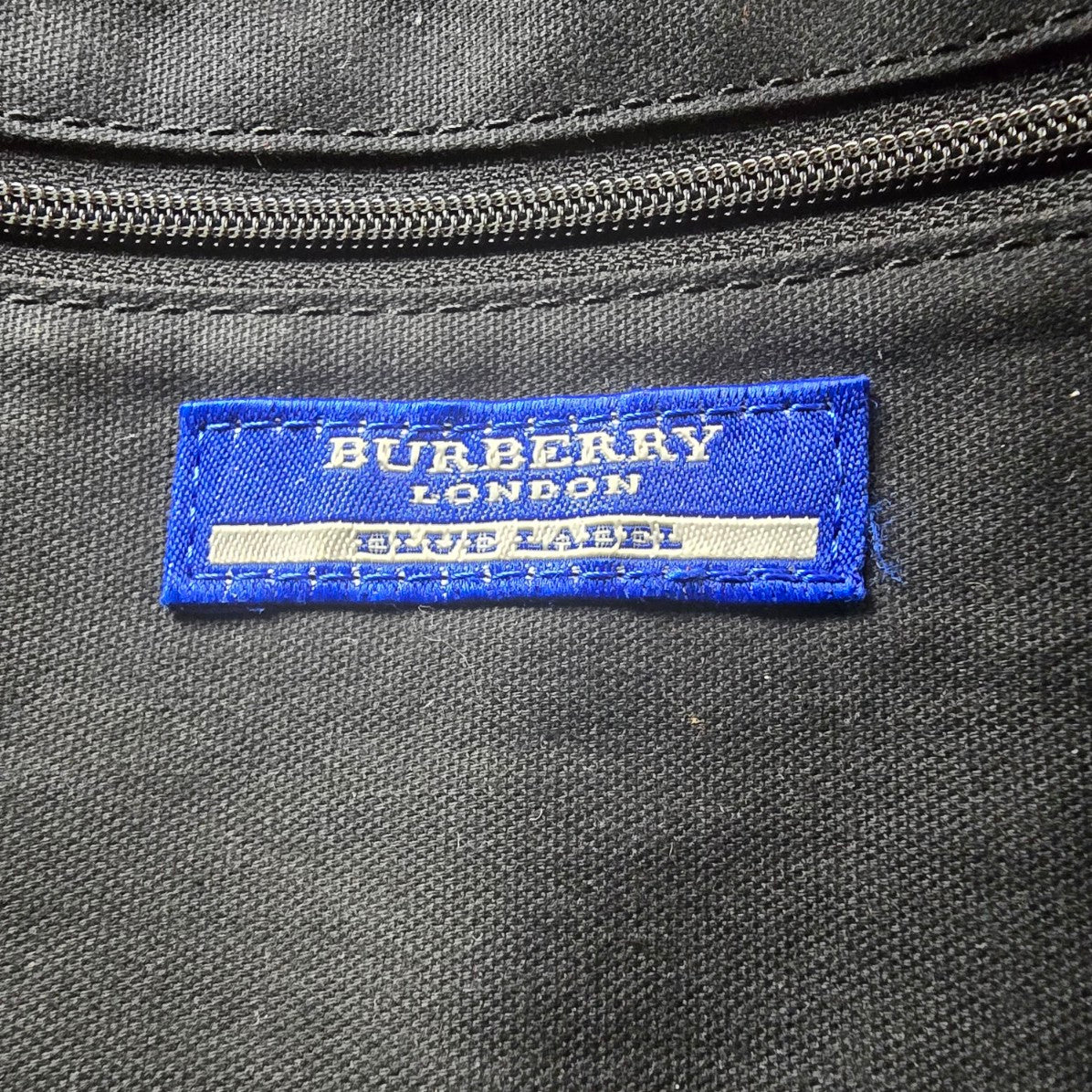 Burberry London Blue Label Plaid Tote Purse
