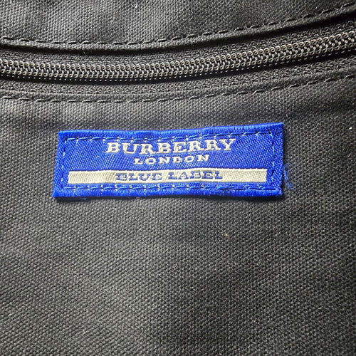 Burberry London Blue Label Plaid Tote Purse