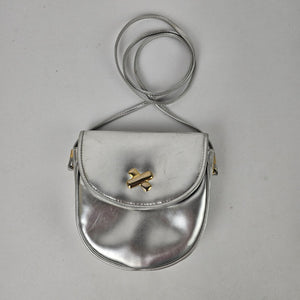 Vintage Benchmade Leatherworks Silver Shoulder Purse