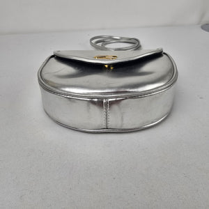 Vintage Benchmade Leatherworks Silver Shoulder Purse