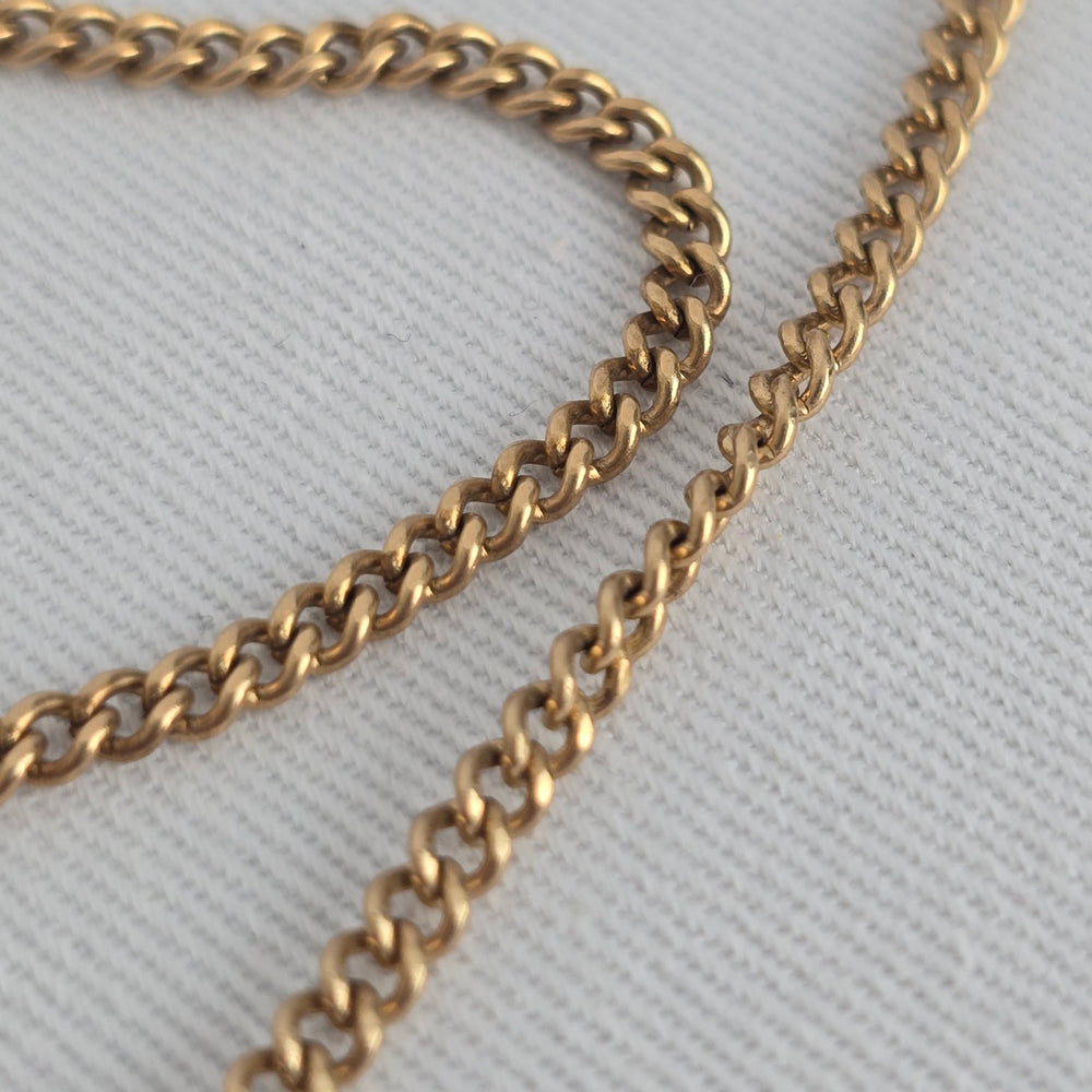 Vintage Artisan 12k Gold Filled Cross Pendant Necklace