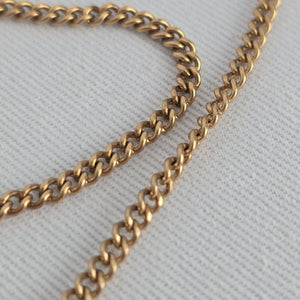 Vintage Artisan 12k Gold Filled Cross Pendant Necklace