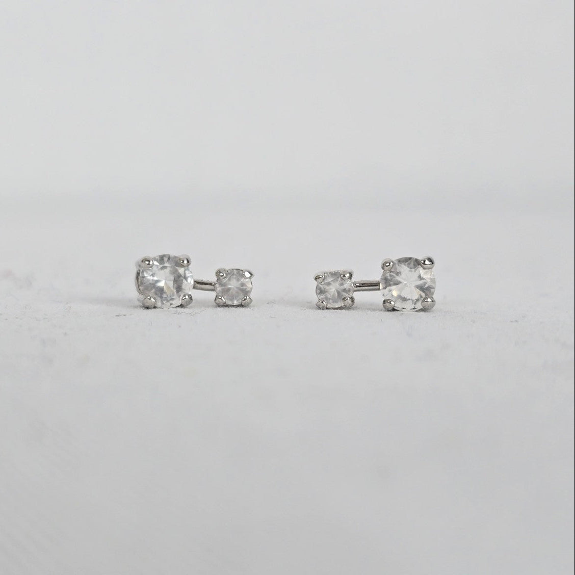Swarovski Crystal Silver Stud Earrings