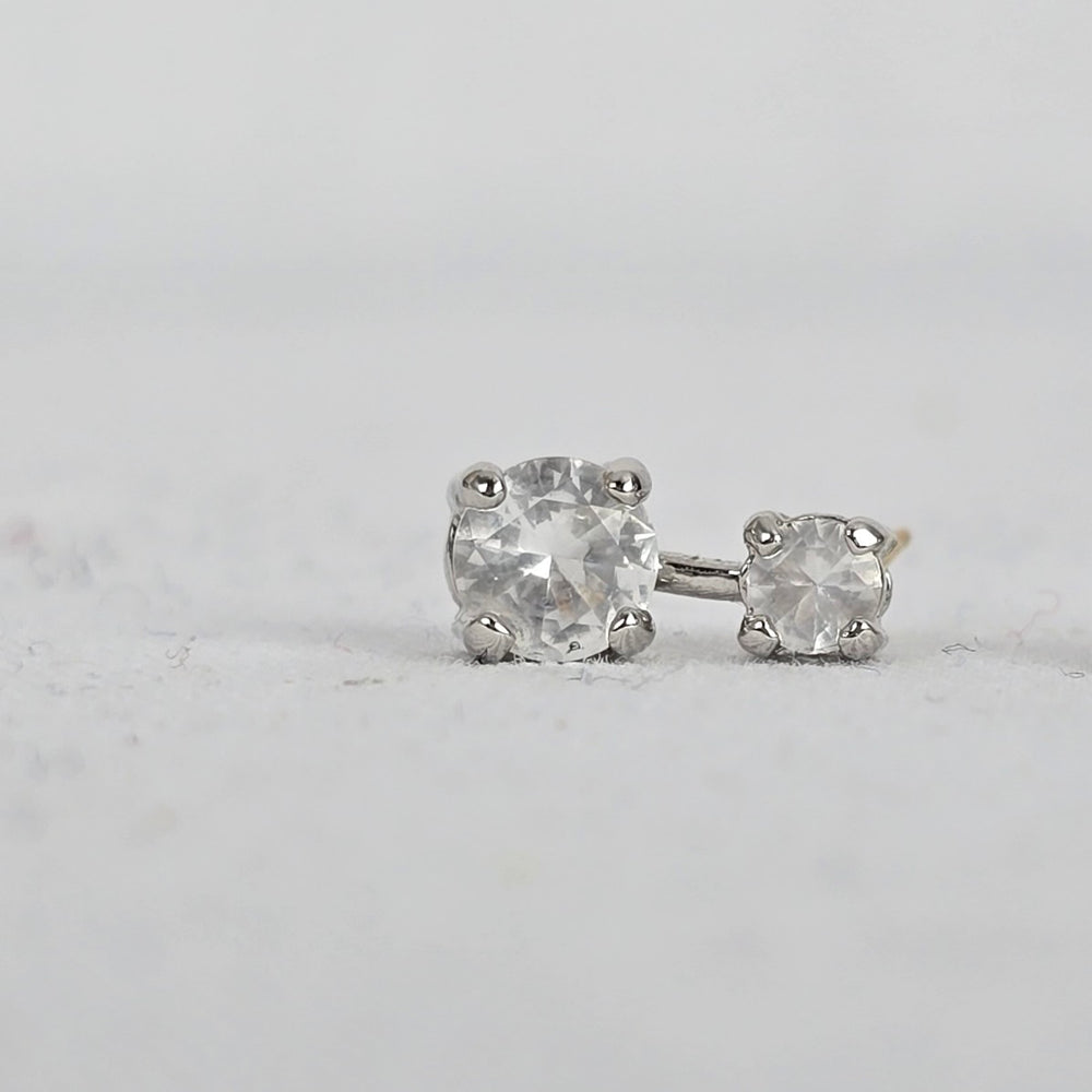 Swarovski Crystal Silver Stud Earrings