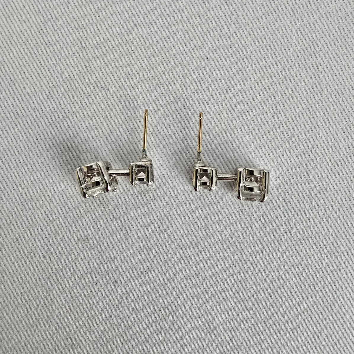 Swarovski Crystal Silver Stud Earrings