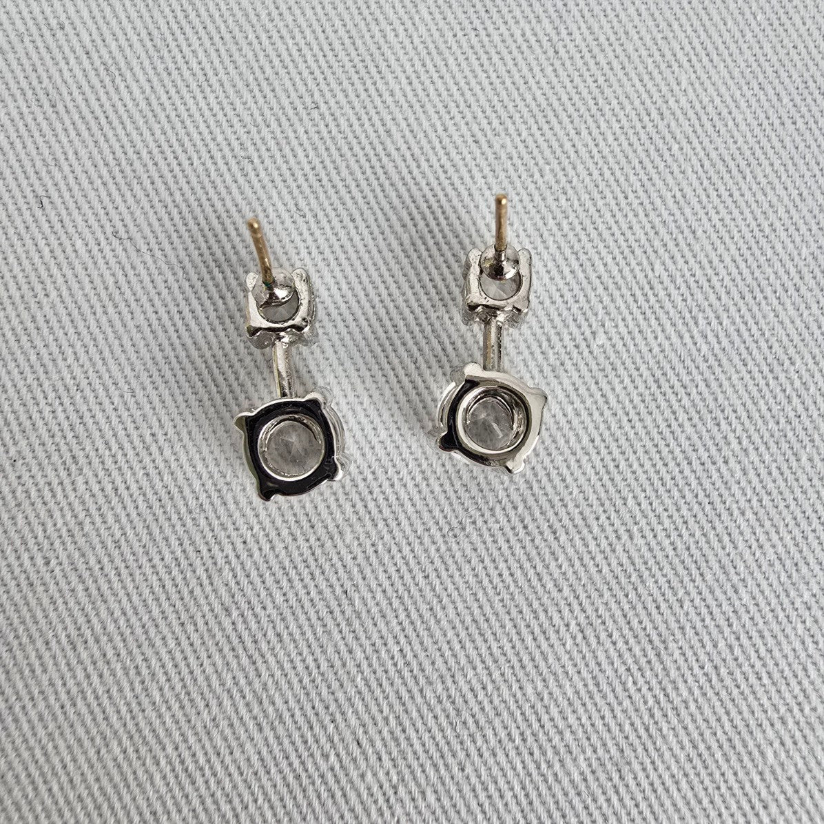 Swarovski Crystal Silver Stud Earrings