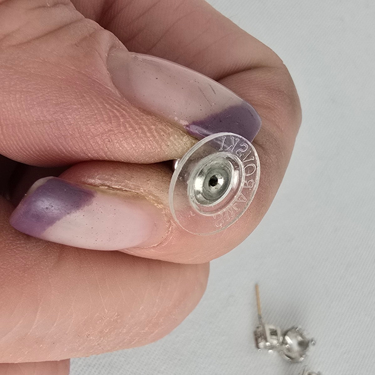 Swarovski Crystal Silver Stud Earrings