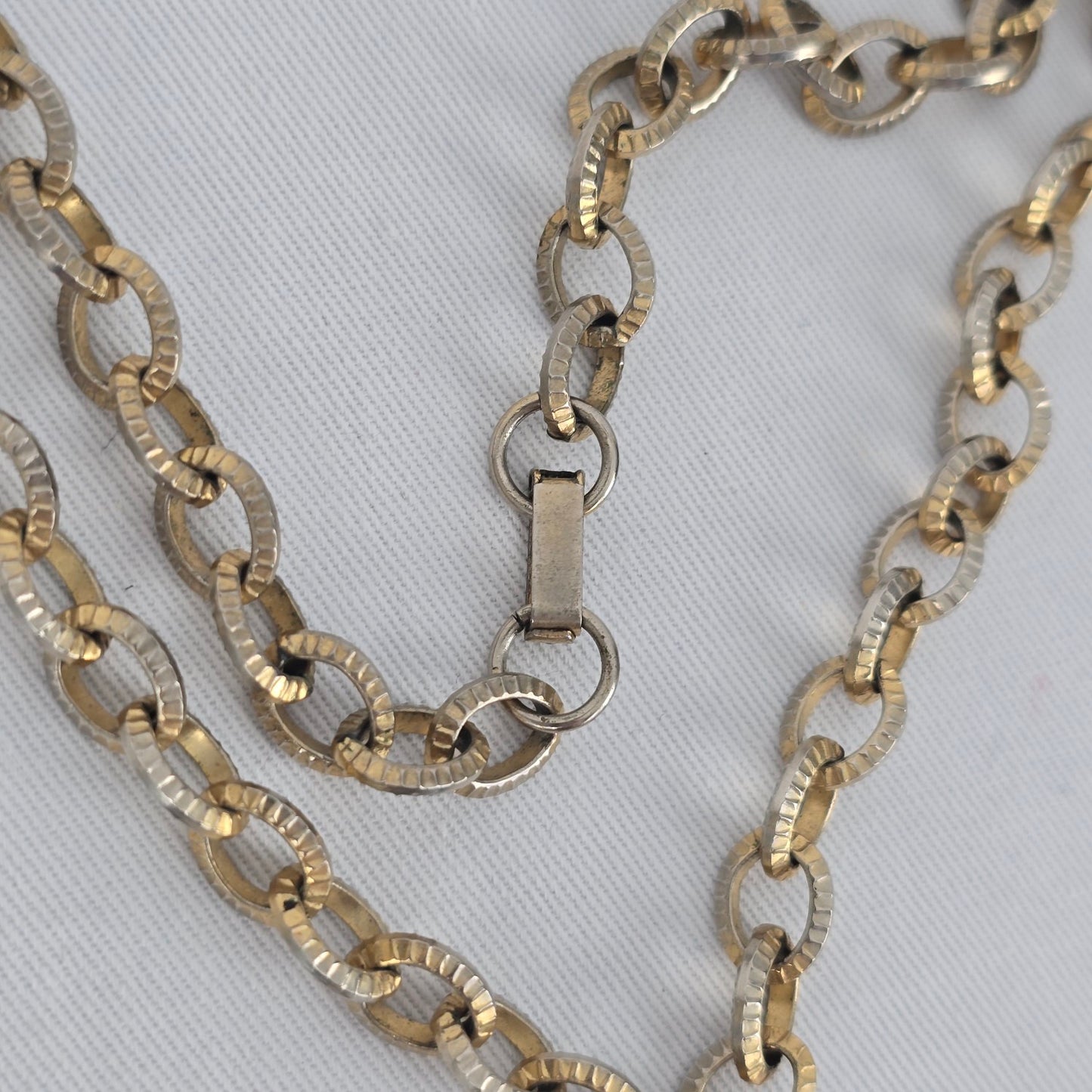 Vintage Gold Tone Shield Medieval Pendant Necklace