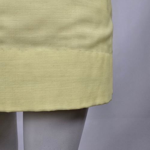 Vintage Yellow Flare Sleeve Mini Dress Size S