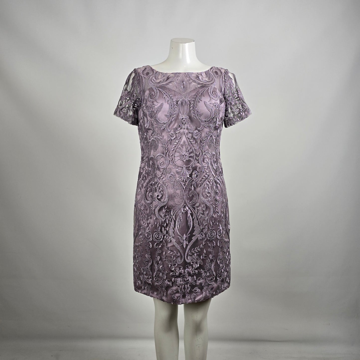 JJ's House Lavender Lace Mini Dress Size M