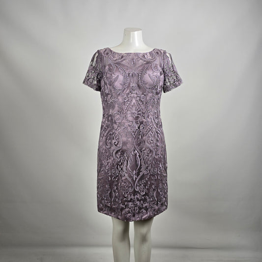 JJ's House Lavender Lace Mini Dress Size M
