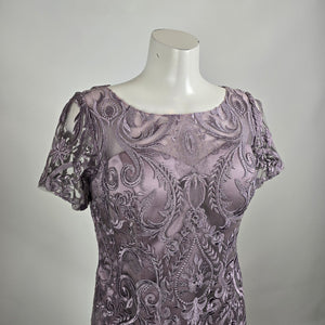 JJ's House Lavender Lace Mini Dress Size M