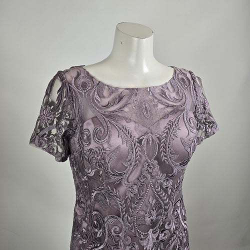 JJ's House Lavender Lace Mini Dress Size M