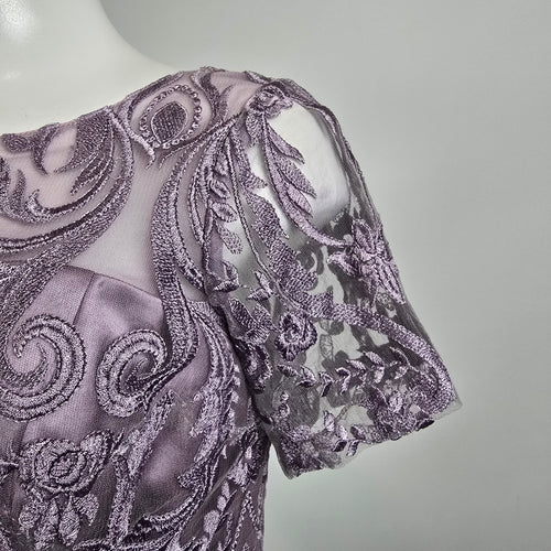 JJ's House Lavender Lace Mini Dress Size M