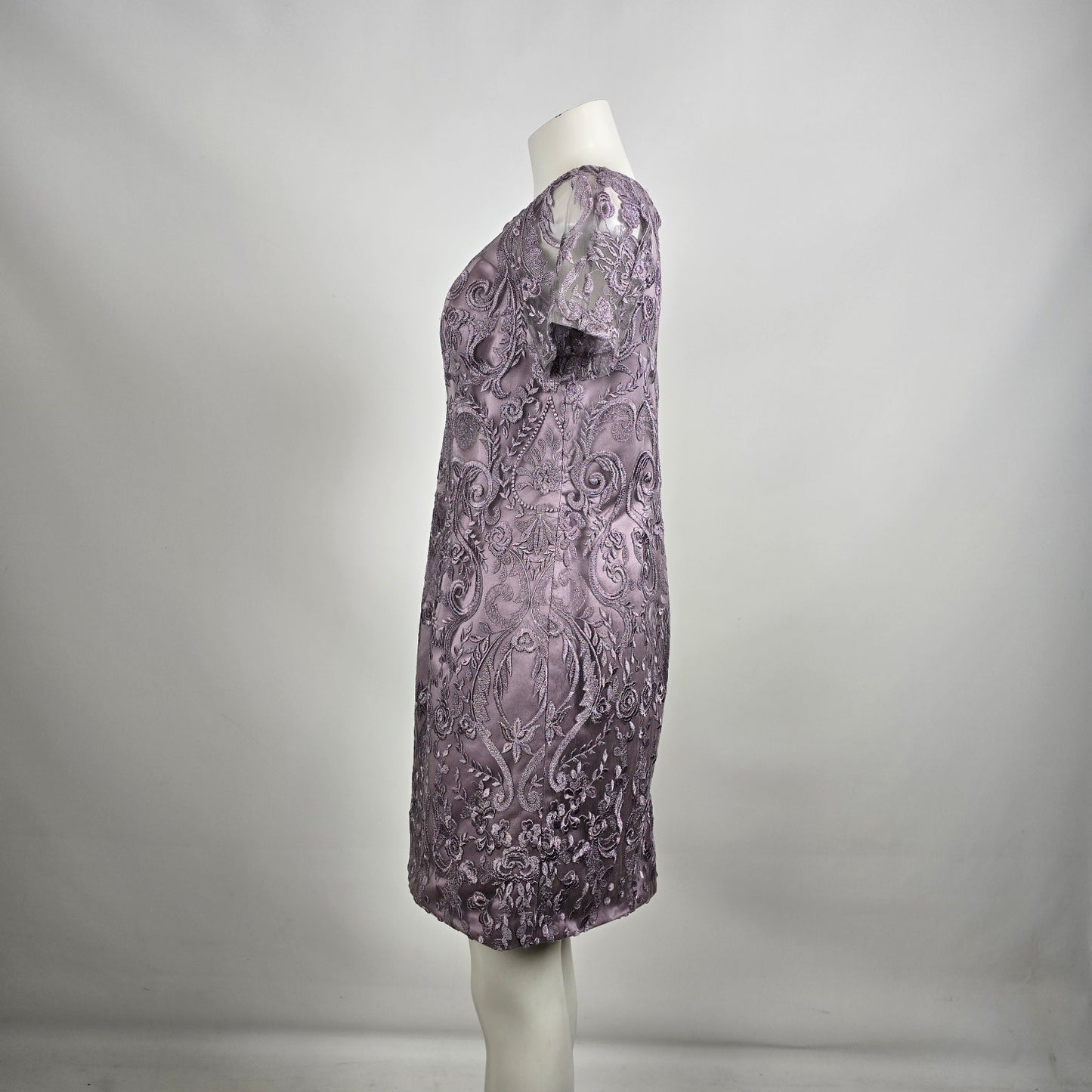 JJ's House Lavender Lace Mini Dress Size M
