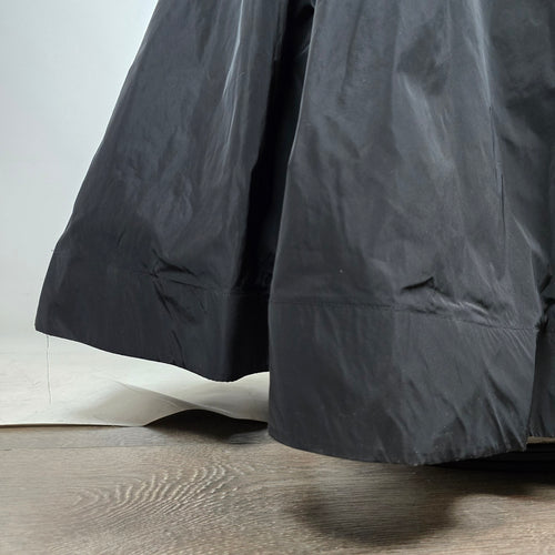 Donna Karan Black Strapless Bow Detail Event Gown Size 6
