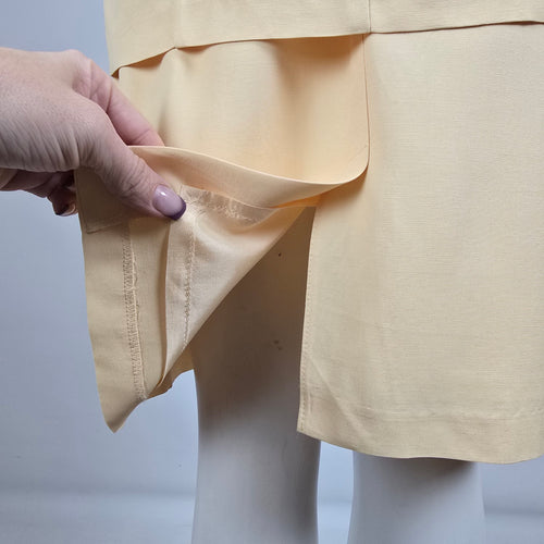 Vintage Yellow Blazer & Skirt Set Size 5/6
