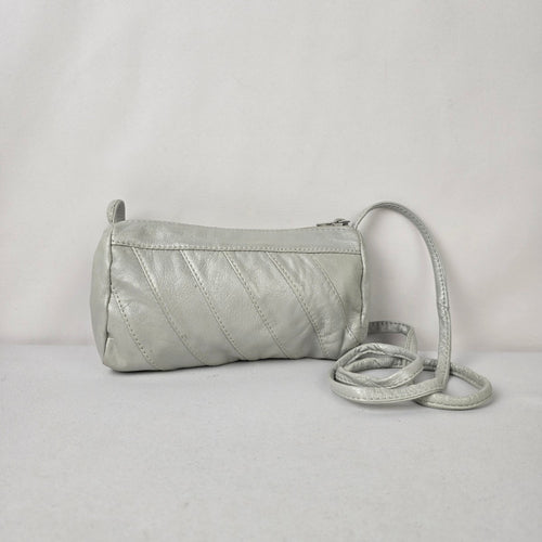 Ngan's Leather Goods White Small Shoulder Purse