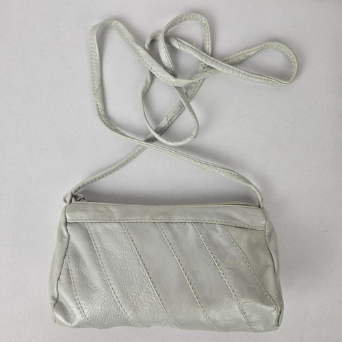 Ngan's Leather Goods White Small Shoulder Purse