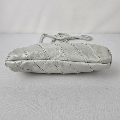 Ngan's Leather Goods White Small Shoulder Purse