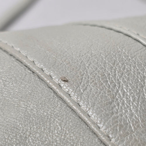 Ngan's Leather Goods White Small Shoulder Purse