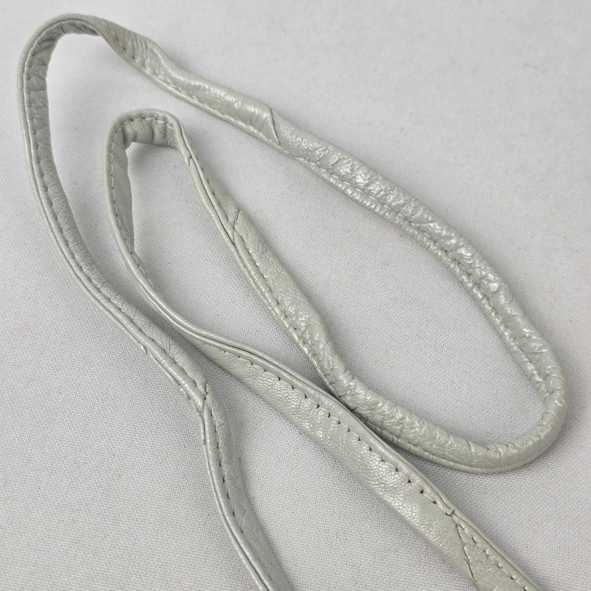 Ngan's Leather Goods White Small Shoulder Purse