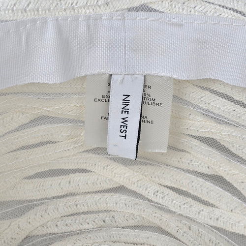 Nine West White Sun Hat