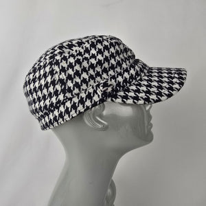 Disney Parks Houndstooth Micky Mouse Rhinestone Detail Cabbie Hat