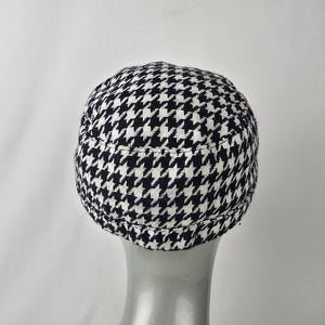 Disney Parks Houndstooth Micky Mouse Rhinestone Detail Cabbie Hat
