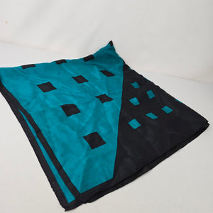 Vintage Blue & Teal Square Scarf
