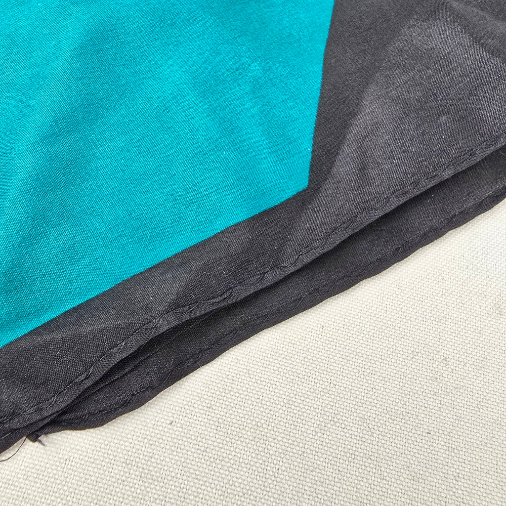 Vintage Blue & Teal Square Scarf