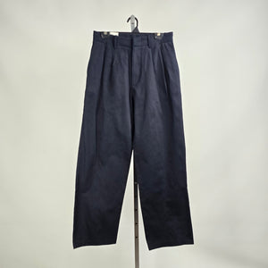 Zara Black Cotton Pleated Dress Pants Size 30