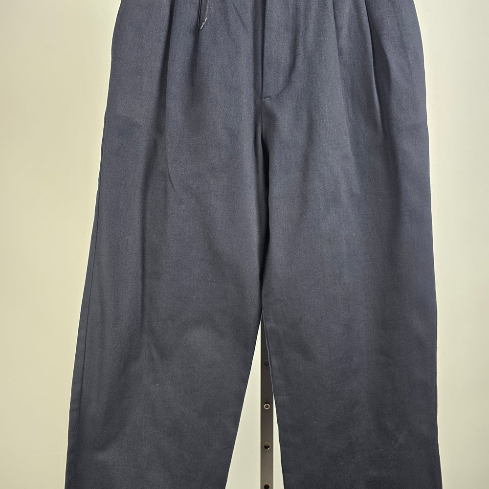 Zara Black Cotton Pleated Dress Pants Size 30