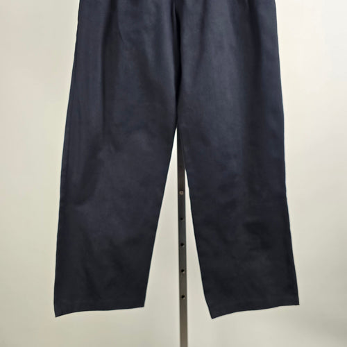 Zara Black Cotton Pleated Dress Pants Size 30