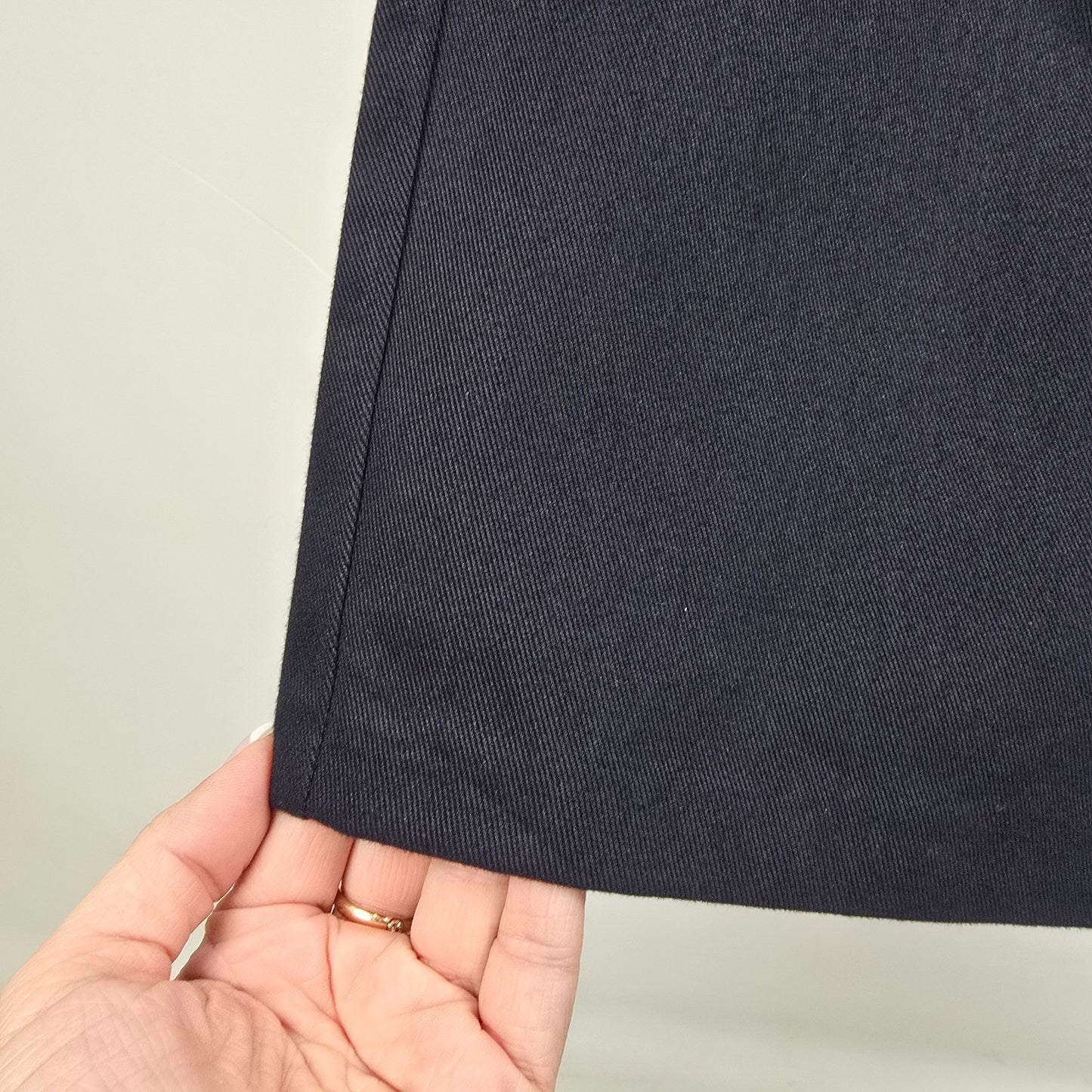 Zara Black Cotton Pleated Dress Pants Size 30