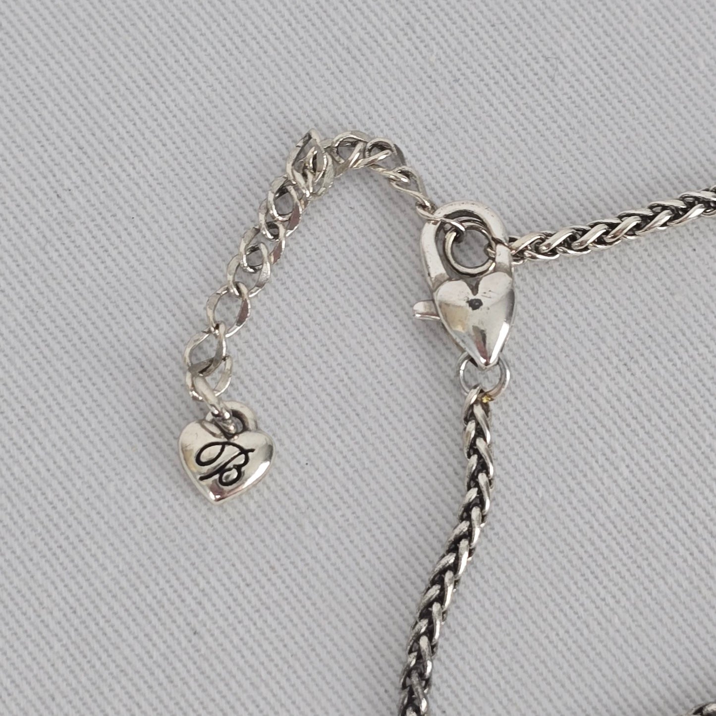 Brighton Silver Tone Owl Wisdom Pendant Chain Necklace