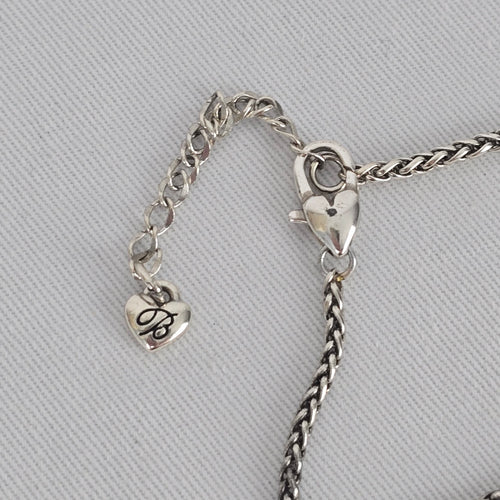 Brighton Silver Tone Owl Wisdom Pendant Chain Necklace