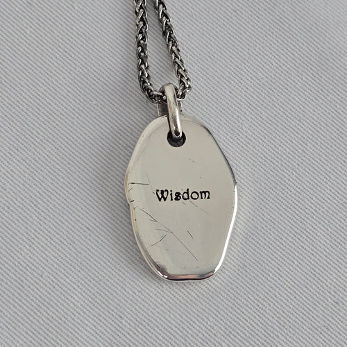 Brighton Silver Tone Owl Wisdom Pendant Chain Necklace