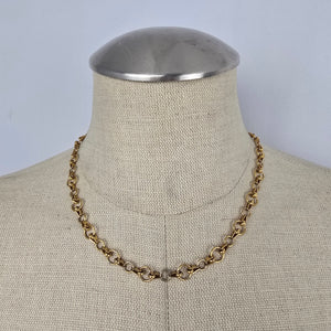 Fifth Avenue Gold Tone Chain Link Necklace