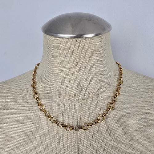 Fifth Avenue Gold Tone Chain Link Necklace