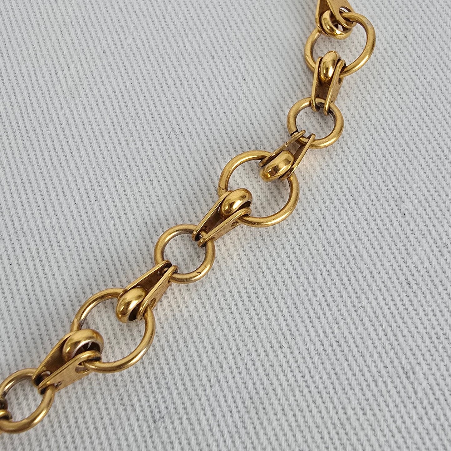Fifth Avenue Gold Tone Chain Link Necklace